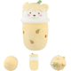 thumbnail image 1 of 40 CM Yellow Lemon Bear Pearl Milk Tea Pillow, Stuffed Animal And Fruit Toy, Soft Cartoon Home Cushion With Small Eyes, Kawaii Boba, 1 of 4