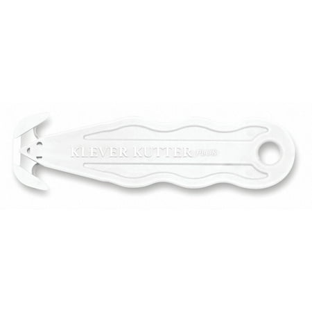 

Klever Innovations Safety Cutter White Handle 5-1/4 L PK10 PLS-100-W