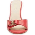 thumbnail image 3 of Cecelia New York Donna Wedge Sandals Slip On Open Toe Wrapped Heel Open Toe Mule (Red Heart, 7), 3 of 6