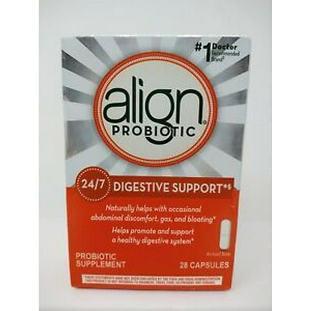 ALIGN Probiotic 24/7 Digestive Support Supplement 28 Caps Exp 10/23+ 8669/3437