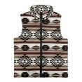 thumbnail image 4 of Pzuqiu Aztec Tribal Kids Outerwear Vest Practical Soft Winter Lightweight Sleeveless Fleece Jacket with Pocket Stretchy Full Zip Fall Outfits Fashion Clothing for Boys Size 2, 4 of 7