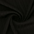 thumbnail image 5 of IROINNID Semi Formal Dress for Women Long Sleeve Sheath Dress Knitted V-Neck Faux-Feather Split Dress,Black, 5 of 6