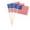 Blue, variant on 100 Pack Patriotic Toothpick Flags for Independence Day Party Decorations USA Cupcake Toppers Mini Flag Sticks Holiday Celebration Supplies 100PCS