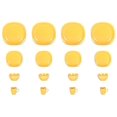 thumbnail image 5 of LouZub Stoneware Square 16-Piece Dinnerware Set, Modern Yellow, 5 of 5