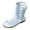 White, variant on Utoimkio Girls Zipper Strappy Knee High Gladiator Sandals Comfort Flat Zip Up Boots Shoes for Toddler Baby Girls
