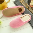 thumbnail image 3 of POROPL Women's Slippers Fuzzy Slippers Soft Sole Slippers Winter Indoor(Slip On,Warm) Pink Size 5.5, 3 of 9
