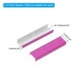 thumbnail image 2 of Uxcell 26/6 Standard Staples, 10 Pack 10000pcs 1/4" Leg Length Flat Clinch Chisel Point Staples, Rose Red, 2 of 6