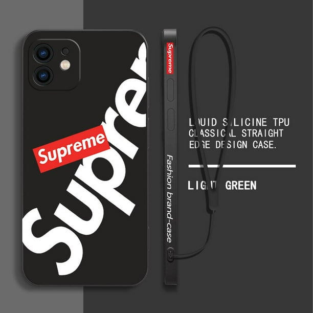 Funda de silicona con correa de mano para iPhone, carcasa con letras a la moda para iPhone 14, 13, 12, 11 Pro Max, Mini, X, XR, XS MAX, SE20, 8, 7, 6, 6S Plus Fivean unisex