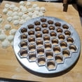 thumbnail image 2 of Russian Dumpling Mold 37 Holes Metal Ravioli Maker Pelmeni Meat Dumplings Cutter Effortless Homemade Dumplings Maker for Restaurant Home, 2 of 7