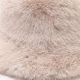 thumbnail image 7 of Lumtrix Faux Fur Winter Hats For Women Winter Christmas Stocking Stuffers Fluffy Solid Color Cap Beige One Size, 7 of 7