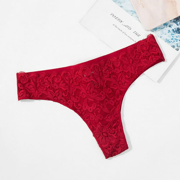 TrowBridge bragas de encaje para mujer, tangas sexys, ropa interior francesa romántica, lencería acogedora de satén de seda, respetuosa con la piel, Tanga exquisito