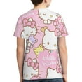 thumbnail image 2 of Hello Kitty T Shirts For Girls Boys, 3d Print Cartoon Graphics T Shirt, Youth Crewneck T-Shirt, Unisex Short Sleeve Top Tees Age 4-16 Years, 2 of 7