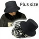 thumbnail image 1 of Sombrero de pescador con gran circunferencia de cabeza para hombre, sombrero para el sol grande con estampado de doble cara, estilo japonés, informal, coreano, de talla grande, 1 of 5