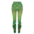 thumbnail image 6 of Vekome Green Womens Leggings Plus Size St Patricks Day High Waisted Yoga Pants Seamless Clover Lightweight Running Tights XL, 6 of 8