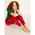 thumbnail image 2 of Joyspun Women's and Women's Plus Plush Sleep Jogger Pants, Sizes XS-3X, 2 of 5
