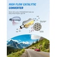 thumbnail image 7 of Nilight 2" Inlet/Outlet Catalytic Converter with Heat Shield,2 inches Universal Cat for Chevrolet Chevy Dodge Ford Buick Chrysler Subaru(EPA Standard), 7 of 7
