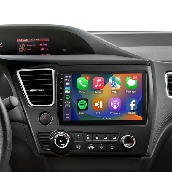 Estéreo de coche Naifay Android 12 9 pulgadas IPS Honda Civic 2013-2017