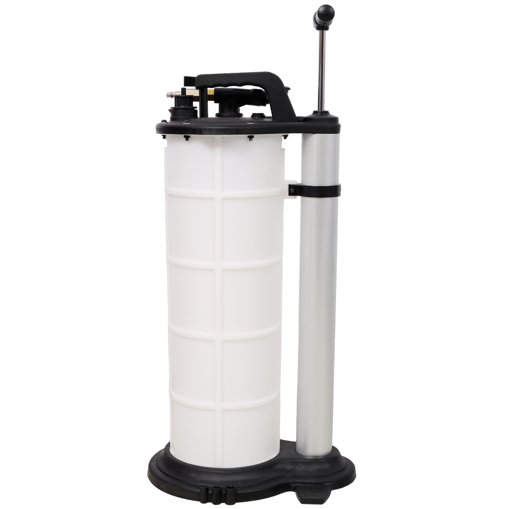 9L Dual-Mode Oil Extractor - Pneumatic & Manual Fluid Evacuator - for Automotive Oil Changes & Maintenance