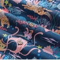 thumbnail image 5 of YIUME Men's Hawaiian Shirt Fun Dive Print By Pallavi Chaudhary Cotton Button-down Short Sleeve Aloha Shirt, 5 of 8