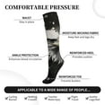 thumbnail image 2 of Pofeuu Ink Style Bald Eagle Print Compression Socks for Women & Men Circulation - Best Support for Nurses,Running,Athletic,Sports, 2 of 7