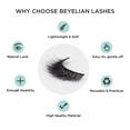 thumbnail image 5 of BEYELIAN False Eyelashes 3D Faux Mink Eyelashes Handmade Luxurious Volume Fluffy Natural Eyelashes Fluffy Long Dramatic Eyelashes Combination Pack 5 Pairs*2, 5 of 6