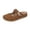 Brown, variant on Women's Suede Mary Jane Mules, Adjustable Strap with Gold Button, Round Toe Comfort Flats, Lightweight Walking Loafers for Daily Wear Khaki