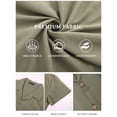 thumbnail image 5 of RICHCOIN Mens Linen Shirts Cuban Hawaiian Shirts Short Sleeve Button Down Casual Summer Beach Tops, 5 of 6