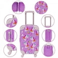 thumbnail image 3 of 18 Inch Luggage Play Set Girl Travel Suitcase Toys For Gift Girls 43 Cm Purple Baby New Born Cute Printed, 3 of 5