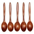 thumbnail image 4 of 18CM HighQuality Wave Wood Spoon Flatware Kitchen Tool Nice Stir Dessert, 4 of 7