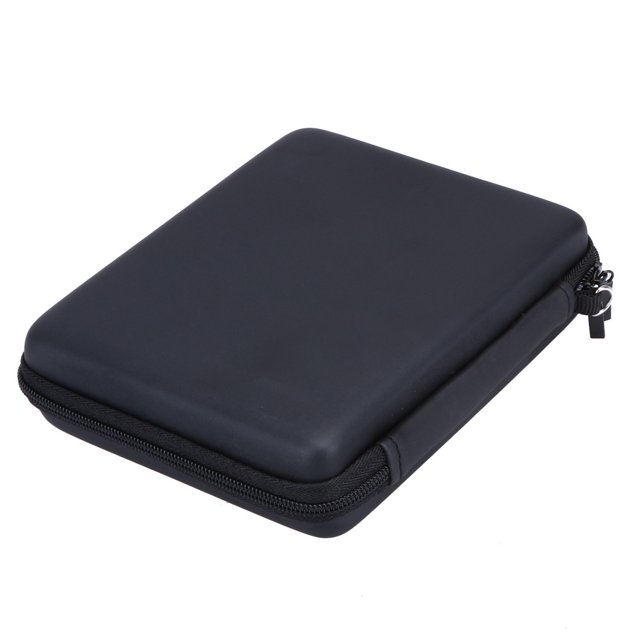Estuche rígido de almacenamiento con cremallera de EVA Soporte protector para Nintendo 2DS (Negro) Ehuebsd Para estrenar