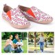thumbnail image 1 of Zapatos Cómodos para Barcos Informales Lona Mocasines Navideños Mujer Antideslizantes Transpirables Punta Redonda Viajes Al Aire Libre, 1 of 9