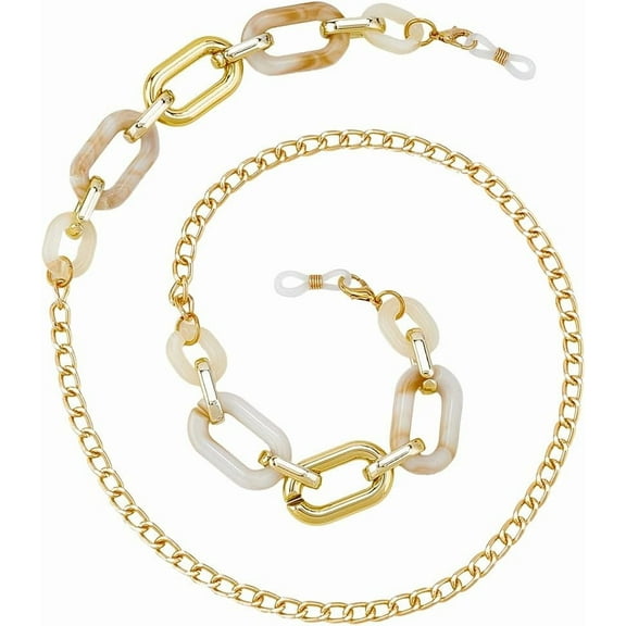 Chunky Chain Sunglass Chain Glasses Strap Eye Glasses Holder Around Neck diy Antique White
