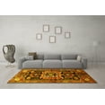 thumbnail image 3 of Ahgly Company Indoor Rectangle Persian Yellow Traditional Area Rugs, 5' x 7', 3 of 4