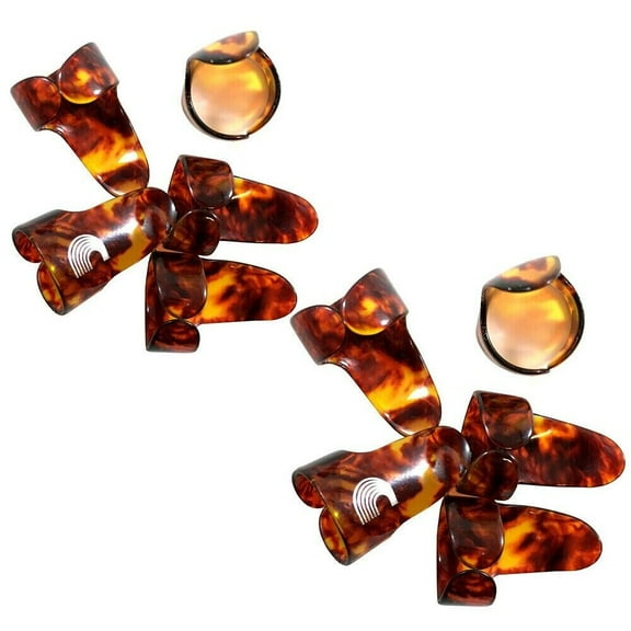 D'Addario - Planet Waves Finger Picks Large Shell Guitar - Banjo 10 Pack