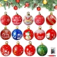 thumbnail image 4 of Bolas navideñas inflables de 24 pulgadas con luces, decoraciones navideñas para exteriores, bolas navideñas gigantes de PVC de 60 cm, decoración navideña, 4 of 5