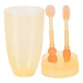 thumbnail image 2 of Cepillo de dientes para niños pequeños Cepillo de dientes de silicona suave para bebés pequeños Recubrimiento lingual Artefacto de cepillado de encías, 2 of 14