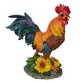 thumbnail image 4 of Adorno para césped al aire libre Zulema Familia de pollo decorativa Estatua del gallo de la resina 9 pulgadas, 4 of 8