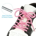 thumbnail image 3 of Uxcell 35.4 x 5/32 Inch Dual Colored Round Boot Laces Shoelaces, White Gray 4 Pairs, 3 of 6