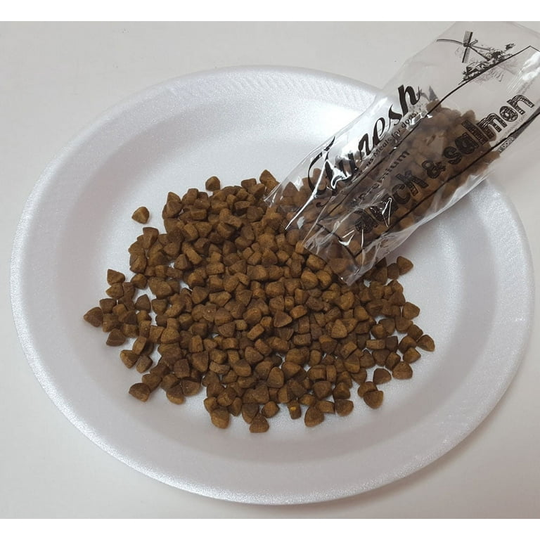 Alpha Dog Series All Natural Limited Ingredients Premium Dry Dog Food Kibble Duck and Salmon Recipe Complete Balanced Health for Puppies and Small