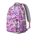 thumbnail image 2 of Polka Leopard Backpack Cheetah Print, Cute Animal Pattern Classic Fashion School Bag for Students, 2 of 6