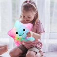 thumbnail image 4 of 14'' Star Pillow Glowing LED Night Light Up Plush Pillows Stuffed Animals Toy Birthday Christmas Holiday Valentines Gifts, 4 of 8
