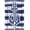 Style-11, variant on Nautical Anchor Blackout Curtains Beach Coastal Rustic Anchor Blue White Modern Simple Art Design Kids Boys Men Bedroom Living Room Rod Pocket Decoration Window Drapes 2 Panels W42xL84in