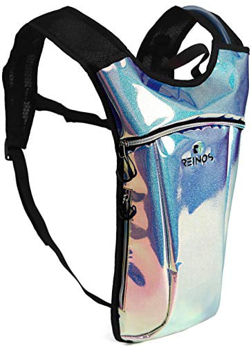 Details about   REINOS Hydration Pack 2L Holographic Rainbow Backpack Water pack Cute And New
