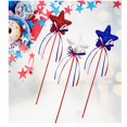 thumbnail image 6 of Clearance Under 5$ Home Decoration Plugin, FNGZ Patriotic Star Floral Arrangement July 4Th Centerpiece Summer Table Centerpiece Red White Blue Silk Flower Arrangement Fourth of July, 6 of 8