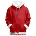 thumbnail image 6 of Hoodie for Women Trim 2026 Fall Winter Long Sleeve Fashion Plain Drawstring Hooded Sweatshirt with Pockets Pullover Top, 6 of 6