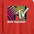 thumbnail image 3 of MTV Logo - Optical 80S - Toddler And Youth Long Sleeve Graphic T-Shirt, 3 of 5