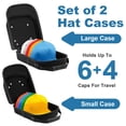 thumbnail image 3 of Estuches de viaje para gorras de béisbol Epesoware, paquete de 2, 3 of 7