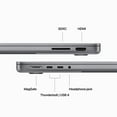 thumbnail image 6 of Premium Apple 2023 MacBook Pro Laptop M3 chip with 8‑core CPU, 10‑core GPU: 14.2-inch Liquid Retina XDR Display, 8GB Unified Memory, 512GB SSD Storage. Works with iPhone/iPad; Space Gray, 6 of 9