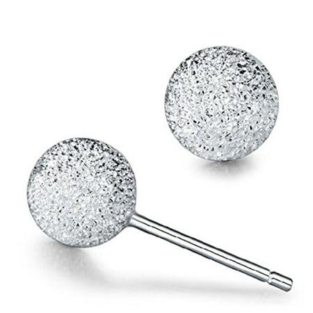 Jewels Fashion Surgical Stainless Steel Studs Earrings Men Women Surgical Stainless Steel Studs Earrings Men Women S Boys Silver Rhodium Plated Matte