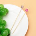 thumbnail image 3 of Monyance One-off Wood Sticks for Cocktails Bamboo Fruit Sticks with Acrylic Beads - 100pcs(4.72X0.39X0.39Inches), 3 of 10